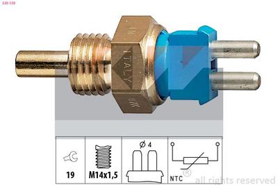530 139 KW Датчик температури охолодж. рідини/масла/топлива (аналог EPS 1.830.139/Facet 7.3139 )