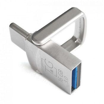 USB флешка Flash Drive OTG T&G 2&1 3.0 Type C 128GB Metal 104
