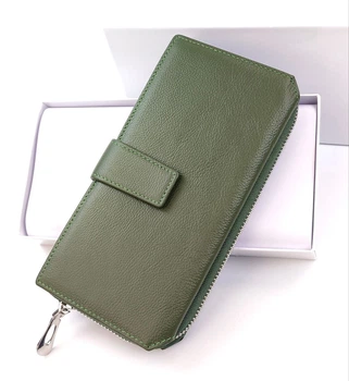 Зеленый Женский Кошелек Кожа SF-ST228-Green