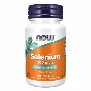Selenium 100 mcg - 100 tabs селен 100 мкг для антиоксидантної підтримки, імунітету та нормальної роботи щитоподібної залози