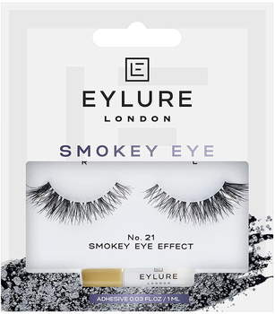 Rzęsy Eylure Smokey Eye Lashes sztuczne z klejem 21 (619232003132)