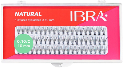 Kępki rzęs Ibra Natural Knot – Free sztuczne 0.10 C - 10 mm (5906395543274)