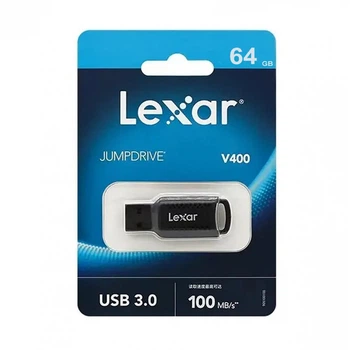 USB флеш-накопичувач LEXAR JumpDrive V400 (USB 3.0) 64GB