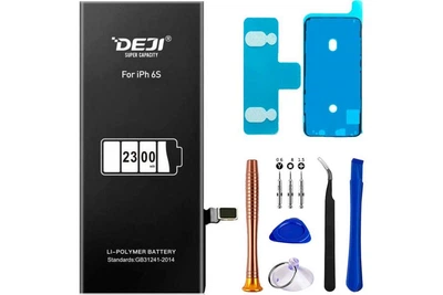 Усиленный аккумулятор DEJI (2500 mAh) для iPhone 6s + Набор инструментов High Copy