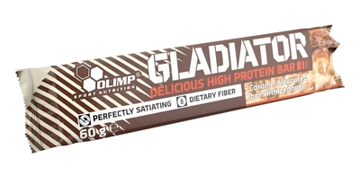Baton proteinowy Olimp Gladiator High Protein Bar 60 g Karmel (5901330073359)