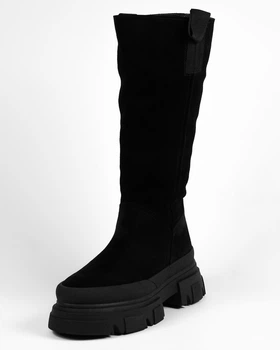 Чоботи Evromoda 36825028 чорний замша 37