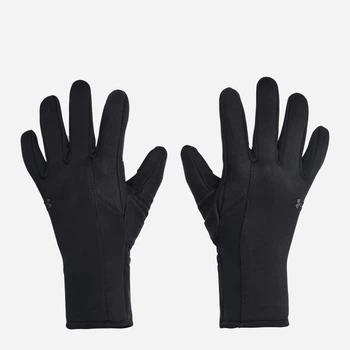 Рукавички жіночі із сенсорними пальцями Under Armour UA Storm Fleece Gloves 1365972-001 S Чорні (195251534913)
