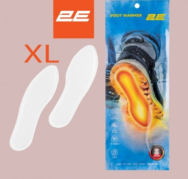 Хімічна грілка для ног 2E розмір XL 283 мм до 8 годин (2E-NAFW8XL)
