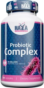 10 Billion Acidophilus & Bifidus Probiotic Complex добавка Haya Labs 60 капсул (854822007361)