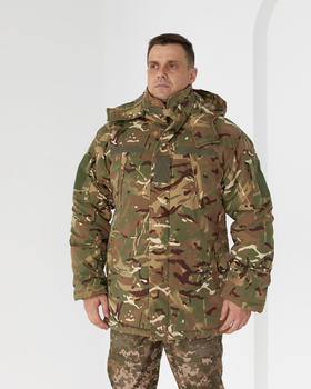 Бушлат зимний Кордон-6 мультикам на синтепоне, мужская зимняя камуфляжная куртка 56