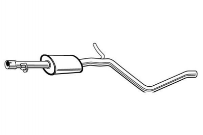 Глушитель средний STARLINE 17.12.430 Dacia Logan; Renault Logan 6001547675, 6001547674