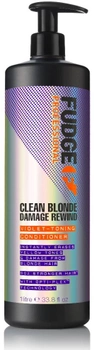 Кондиціонер Fudge Clean Blonde Damage Rewind Violet-Toning Conditioner регенерує і тонізує світле волосся 1000 мл (5060420335644)