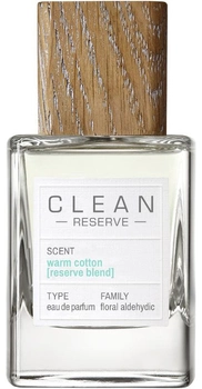 Woda perfumowana damska Clean Reserve Blend Warm Cotton 50 ml (874034011604)