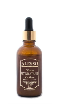 Сыворотка для лица ALESSO Pink Gold Moisturizing Serum 3.7 для сухой и обезвоженной кожи 50 мл