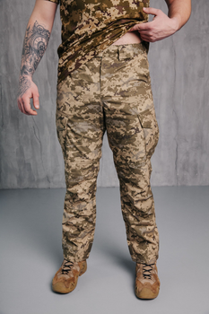Мужские брюки крепкие пиксель «Kayman» с усиленными зонами и накладными карманами 38-32