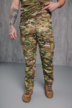 Мужские крепкие штаны «Kayman» мультикам с усиленными зонами и накладными карманами 30-34