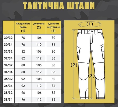 Мужские крепкие штаны «Kayman» койот с усиленными зонами и накладными карманами Rip-stop 30-32
