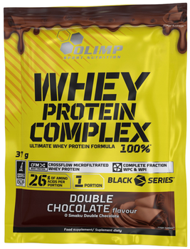 Протеїн Olimp Whey Protein Complex 37 г Подвійний шоколад (5901330090035)