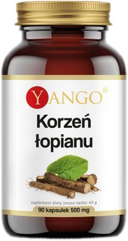 Suplement diety Yango Korzeń Łopianu 500 mg 90 kapsułek Odporność (5903796650303)