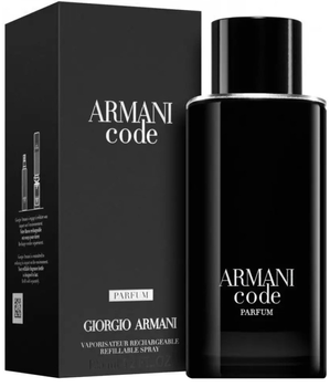 Змінний блок Парфумована вода для чоловіків Giorgio Armani Code Parfum Refillable Spray 125 мл (3614273604932)