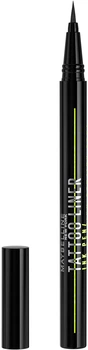 Стойкая подводка-фломастер для век Maybelline New York Tattoo Liner Ink Черная 1 мл (3600531669454)