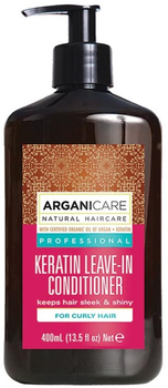 Odżywka Arganicare Keratin do kręconych włosów z keratyną bez spłukiwania 400 ml (7290114145060)