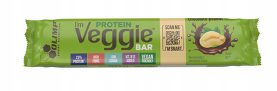 Baton proteinowy Olimp Im Veggie Protein Bar 50 g Czekolada orzechowa (5901330093524)