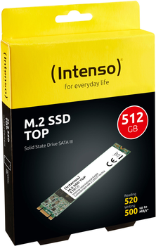 SSD диск Intenso Top Performance 512GB M.2 SATA III 3D NAND SLC (3832450)