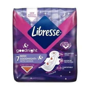 Гігієнічні прокладки Libresse Maxi Goodnight 7 шт.