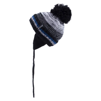 Шапка зимняя NANO F19TU265-Black_Dustgray серый с черным 52-54 см (F19TU265-Black_Dustgray-5/6x)
