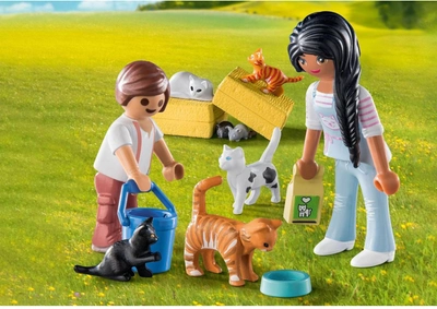 Набір фігурок Playmobil Country Cat Family (4008789713094)