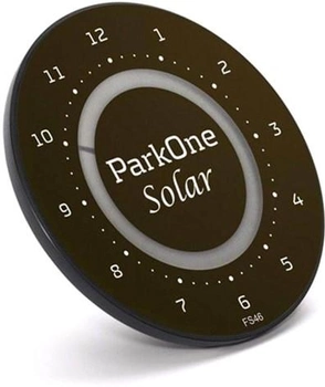 Elektroniczna tarcza parkingowa ParkOne Solar Black (5711157071106)