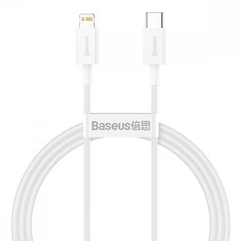 Кабель Baseus Superior Series Fast Charging Type-C to Lightning PD 20W (1m) white