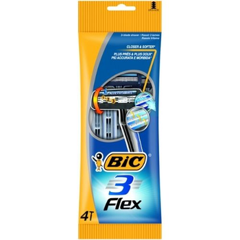Станки для гоління одноразові Bic Flex 3 сірі 4 шт.