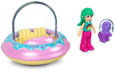 Набір фігурок Mattel Polly Pocket Pollyville Car Donut (0194735108985)