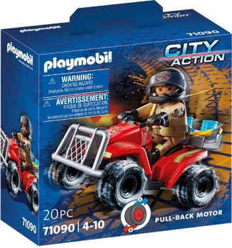 Figurka Playmobil City Action Fire Rescue Quad 7.5 cm (4008789710901)