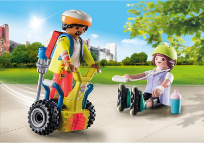 Zestaw figurek Playmobil City Life Rescue Balance Racer Starter (4008789712578)