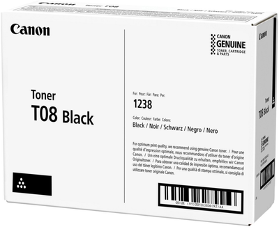 Toner Canon T08 Black (4549292161007)
