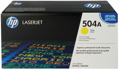 Тонер-картридж HP 504A Yellow (883585595716)