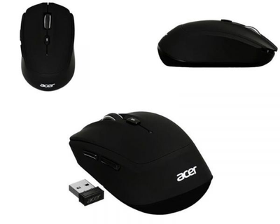 Мышь Acer omr050, wl/bt, чёрный zl.mceee.02d
