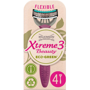 Бритва Wilkinson Sword Xtreme3 ​​Beauty Eco Green 4 шт. (4027800173006)