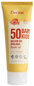 Balsam przeciwsłoneczny Derma Sun Baby/Kids SPF50 dla dzieci 75 ml (5709954039733)