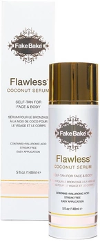 Сироватка для засмаги для обличчя і тіла Fake Bake Flawless Coconut Tanning Serum Medium 148 мл (856175003502 / 856175000242)