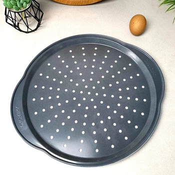 Кругла перфорована форма для випікання піци Ardesto 37*33*1.8см