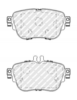 Тормозные колодки FERODO FDB5032 0004209700, A0004206000, A0004209800