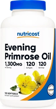 Масло примулы вечерней Nutricost Evening Primrose Oil 120 капсул