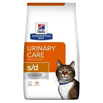 Сухий корм Hill's PD Feline S/D дієта для розчинення струвітних уролітів у дорослих кішок 1.5 кг