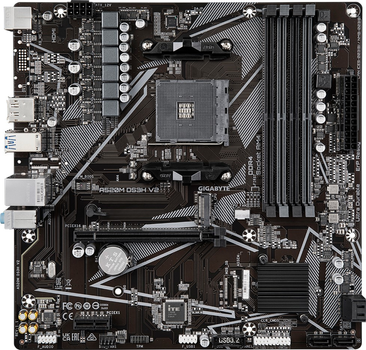 Płyta główna Gigabyte A520M DS3H V2 (sAM4, AMD A520, PCI-Ex16)