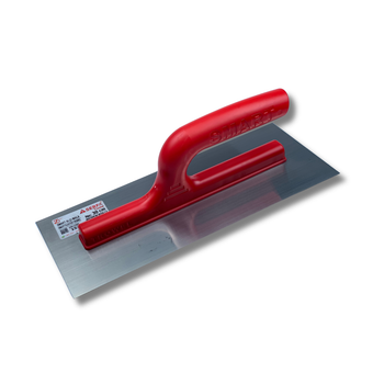 Гладилка штукатурна 30 см Smart Plaster Trowel, нержавіюча сталь, червона (153)