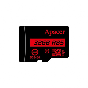 microSDHC (UHS-1) Apacer 32Gb class 10 R85MB/s (AP32GMCSH10U5-RA)